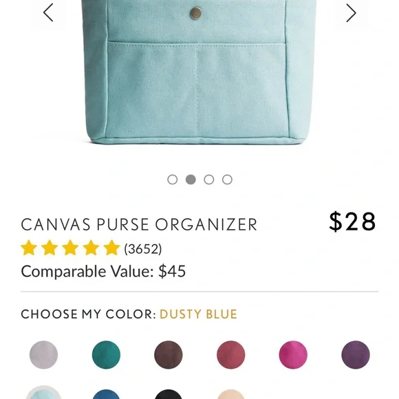 Portland Leather Blue Pouch - Picture 4 of 6